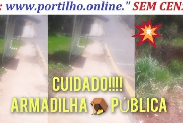 👉😮😱🗣🕳🚧🕳👁❔📢🤔Perigo: “Portillho Essa cratera das fotos fica a dois metros do ponto do coletivo na entrada do bairro eldorado”