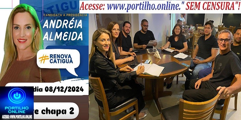 👉👏✍👍🤝📢👏👏👏Patrocínio está vivendo um momento histórico de renovação! E a aproposta da nova chapa 2. CATIGUÁ é renovar!