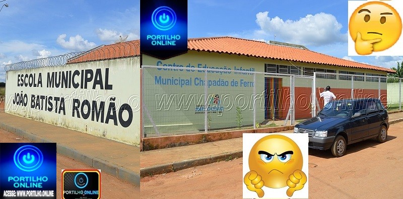 📢😱🧐🚨✍👊❓🤔👎❔🚧🎓CHAPADÃO DE FERRO: Bom dia Portilho Gostaria de fazer uma denúncia um descaso,