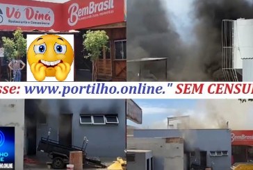 👉📢🧐😱🚨💥🔥🚨🚒🚑Incêndio no restaurante Vó Diná: Corpo de Bombeiros de Araxá a caminho