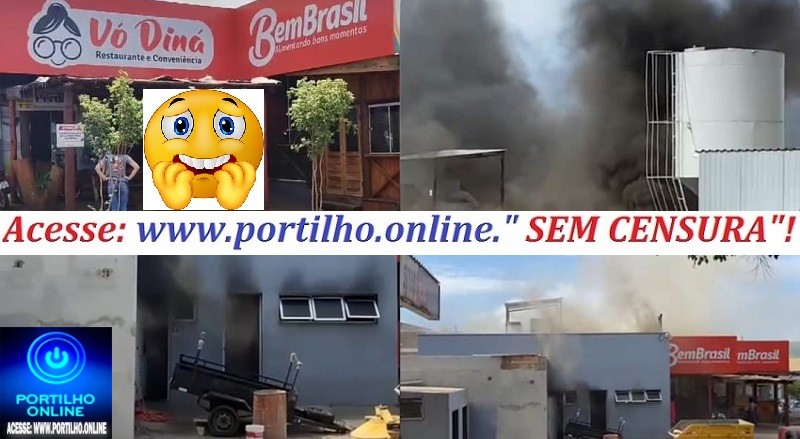 👉📢🧐😱🚨💥🔥🚨🚒🚑Incêndio no restaurante Vó Diná: Corpo de Bombeiros de Araxá a caminho