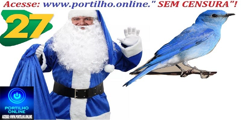 👉📢🤝👍✍🙌🙏👏🎊🎉🎄🎅9vidade… A convite do passarinho azul, o papai noel vestirá de azul na posse