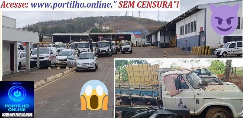 📢🕵️‍♀️🔎🔍🗣⚖🚔🚨👿🐁🐀💰🤔💳O que resta na Secretaria de Obras: carros, ambulâncias e muitos veículos sucateados