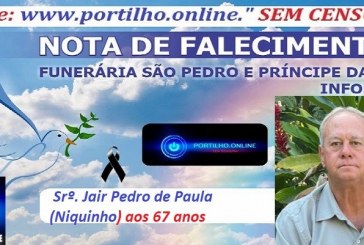 👉VITIMA DO ACIDENTE NA MG 230. LUTO…⚰😔🕯😪😭FUNERÁRIA SAO PEDRO E PRÍNCIPE DA 🕊PAZ🕊🕊 INFORMA… Faleceu em Patrocínio-MG o Srº. Jair Pedro de Paula (Niquinho) aos 67 anos