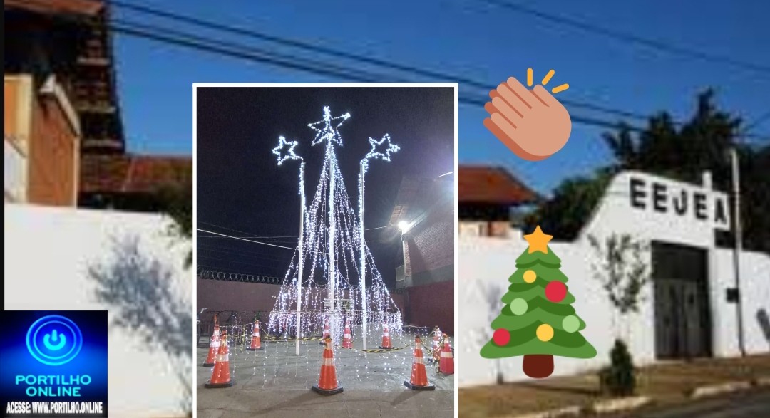 📢👉👏🙏🙌🎅🎄Arvore de Natal gigante na escola José Eduardo