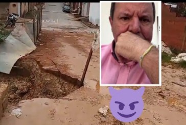 📢👉👿😡😠🤧🤢🤮👺🐁💸🐭📸💩Finada administração deixa moradores do bairro Manuel Nunes em meio a Lama