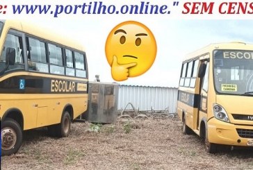 👉📢🐭🐁🐀🔍🕵🔎🚨🚖🚍🚔🚨🚓Ônibus publico escolar Portillho em lote particular? … “Quando vc for lá averiguar, chama uma guarnição da PM para registrar o BO”