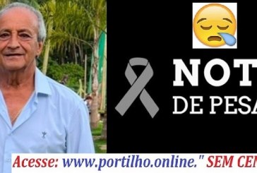 😔😪👉😱😭 😪⚰🕯😪 NOTA DE PESAR: Faleceu o Sr: Itagyba Gonçalves Netto, aos 77 anos