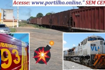 👉🗣🚂🚈😡😠🤬🚧🚧🛑🚏Armadilha 🪤 💣 da VLI.”Portilho os motoqueiros estão tudo escorregando e sofrendo acidentes