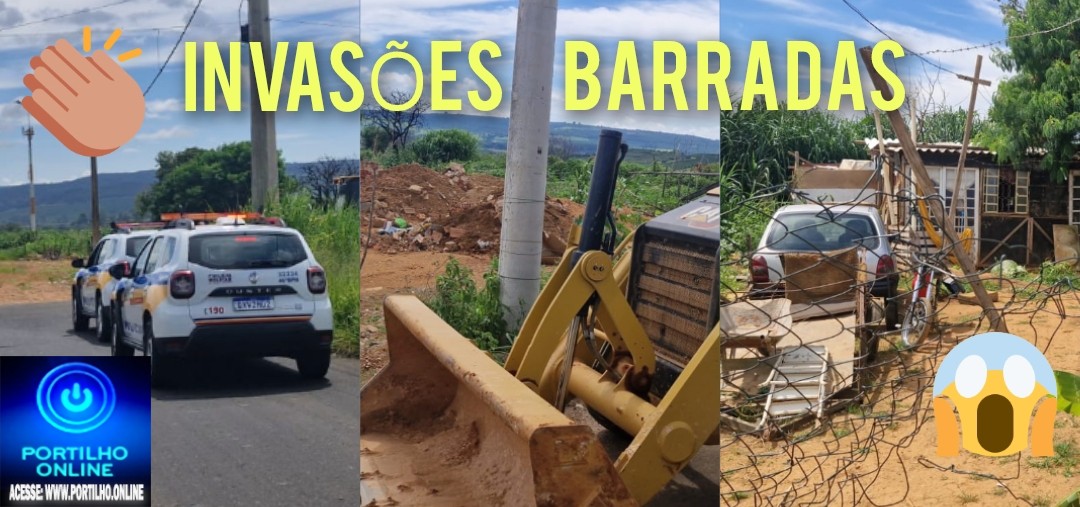 👉🔍🕵🔎🗣🚨🚔⚖👊👏👏👏Invasão de lote público: SESTRAN, Polícia Militar e Defesa Civil impedem construções