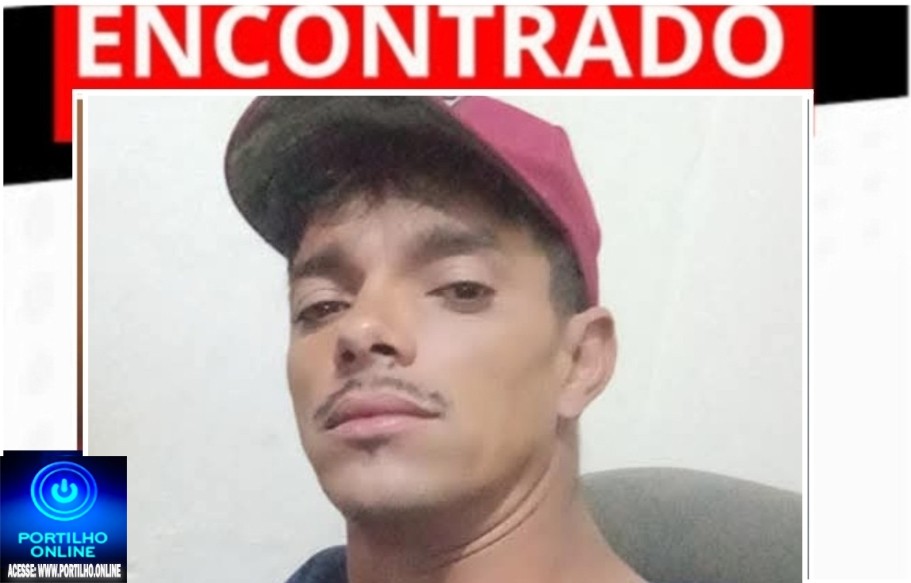 📢👉👀🧐🤔👏👊🙌🙏ENCONTRADO:  Eriberto Martins de Oliveira, 31 anos
