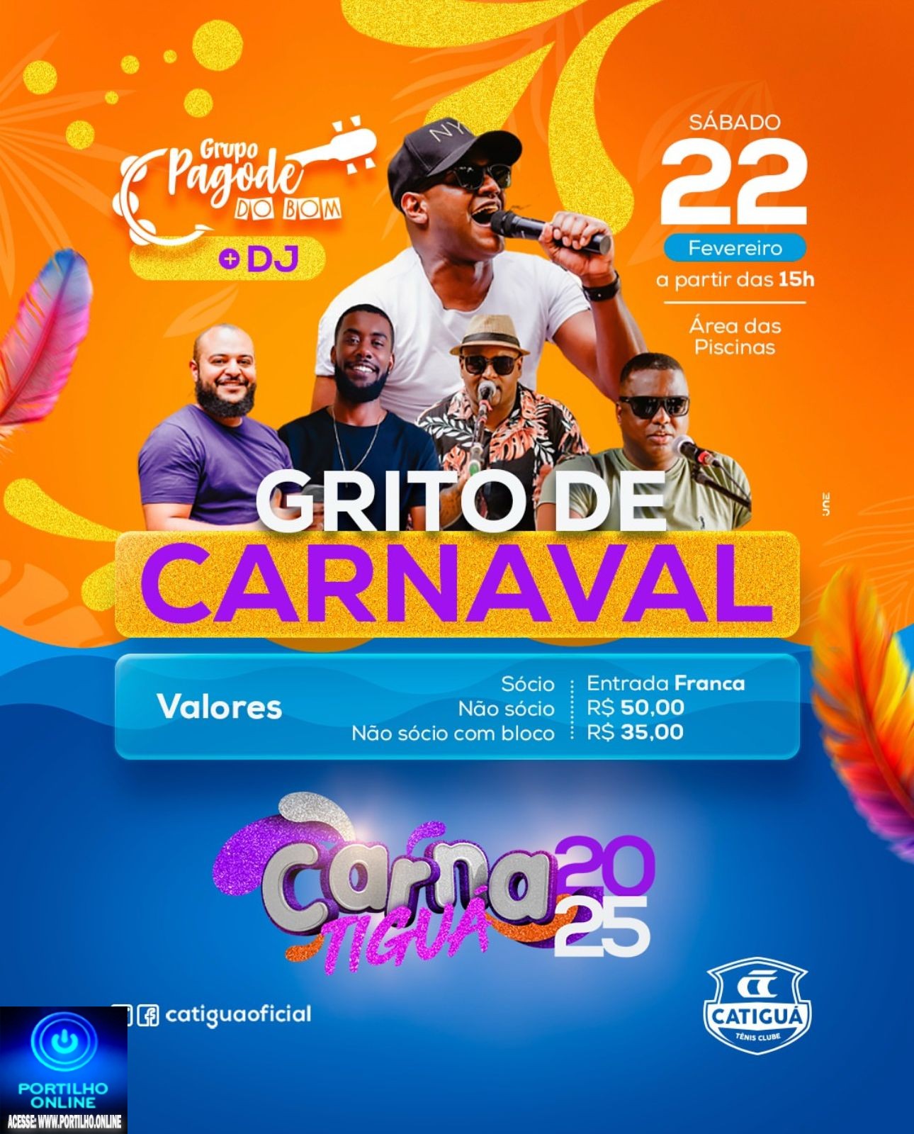 📢👉👏🙌⛱🎉🎊🎐🤹🎭🤹♀️🎼🥁Neste Sábado tem Grito de Carnaval no CTC.