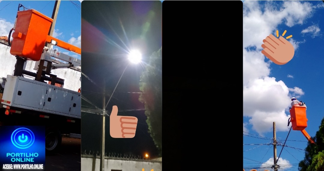 👉🤝👏⚡🔦💡🔌🔋🕯Os moradores do bairro Enéas agradecem o secretário de obras Thiago Malagoli