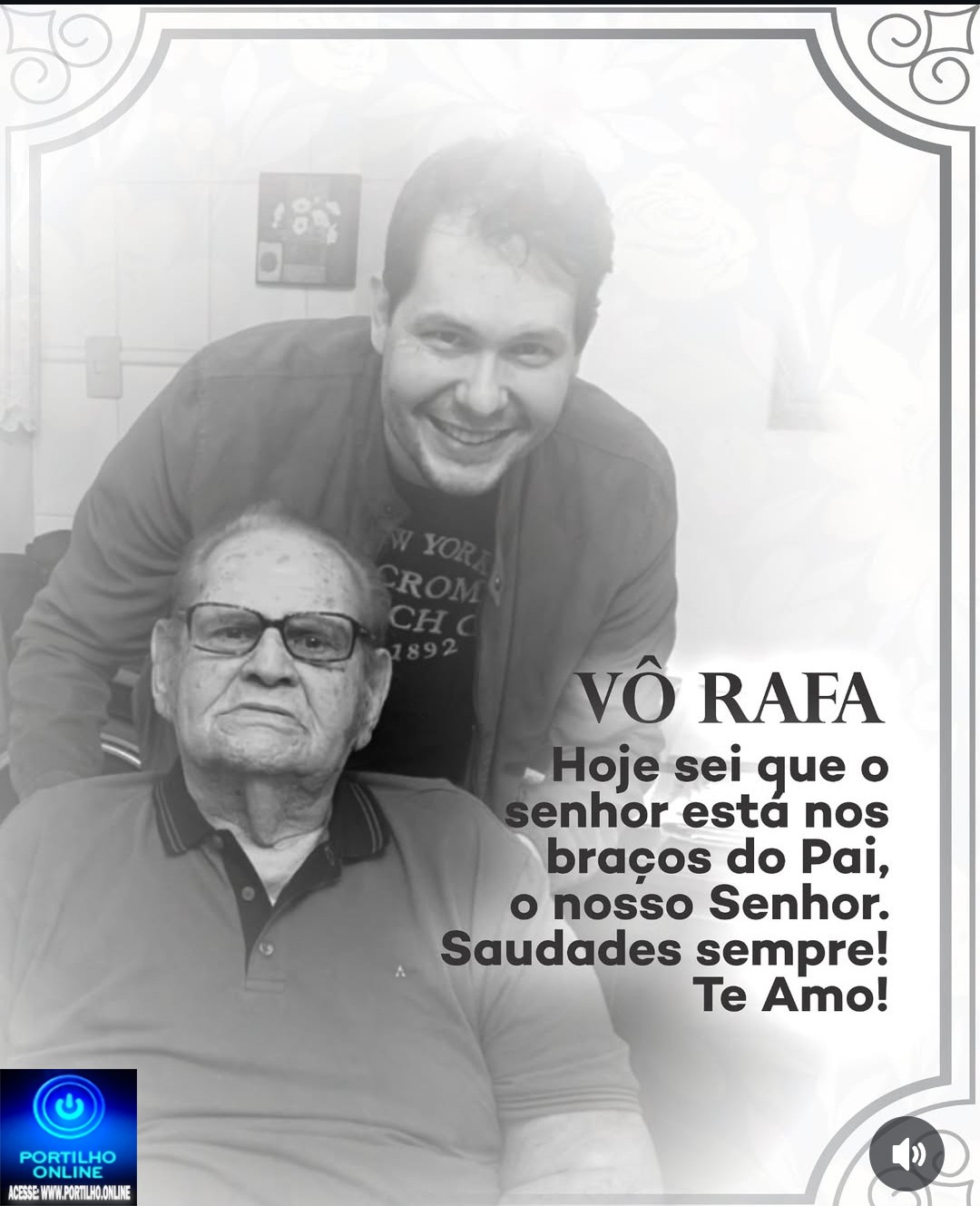 ⚰ 🕯😔😪👉 NOTA DE PESAR. 😱😭 😪⚰Nota de Pesar Sr. Rafael Henrique Tambelini