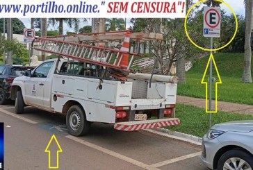 👉🙄❓🗣🔎🕵🔍👿🚨🚓🚧🚦🛑Ué carro oficial da prefeitura municipal de Patrocinio pôde estacionar 🅿 em vaga de idoso?