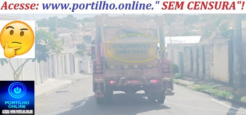 📢👉🧐⁉🗣❓🚨🔎🕵🔍🚛🚚Caminhões de caçamba continuam sem lona de proteção. Cadê a SESTRAN?