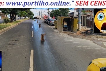 👉🗣📢🚨😱😮🚒🚑🚔Derramamento de óleo na pista! A SESTRAN foi acionada, e o Supervisor Paulo Henrique direcionou equipes .
