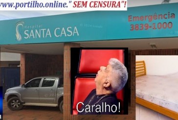 📢👉😱💣⁉ 🚨🩺🩻🩸💊🧬💉🚑🩼 SANTA CASA” TEM CLINICA PARALELA”?!Portilho, achei um absurdo. Lençol da “Santa Casa” sendo usado em clínica particular