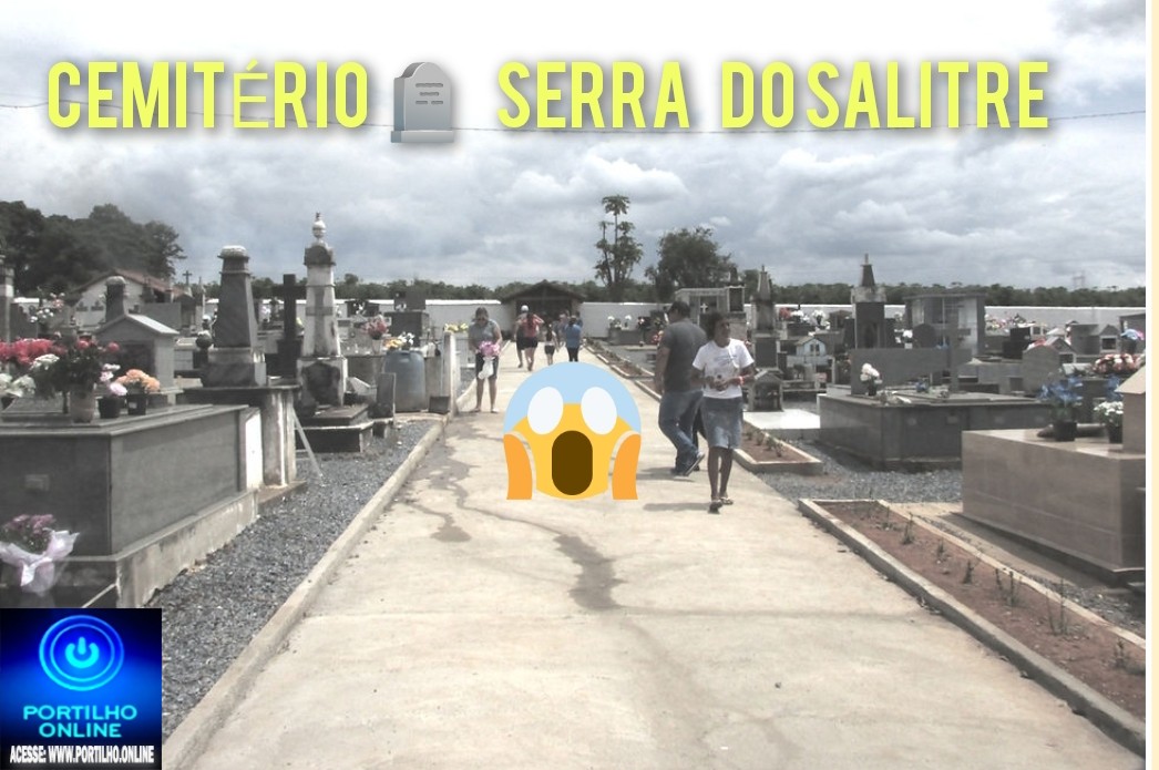 👉😠😡🤔❓👽☠🕯⚰Serra do Salitre: moradores reclamam que o cemitério 🪦 municipal está tomado por ,” timbete”