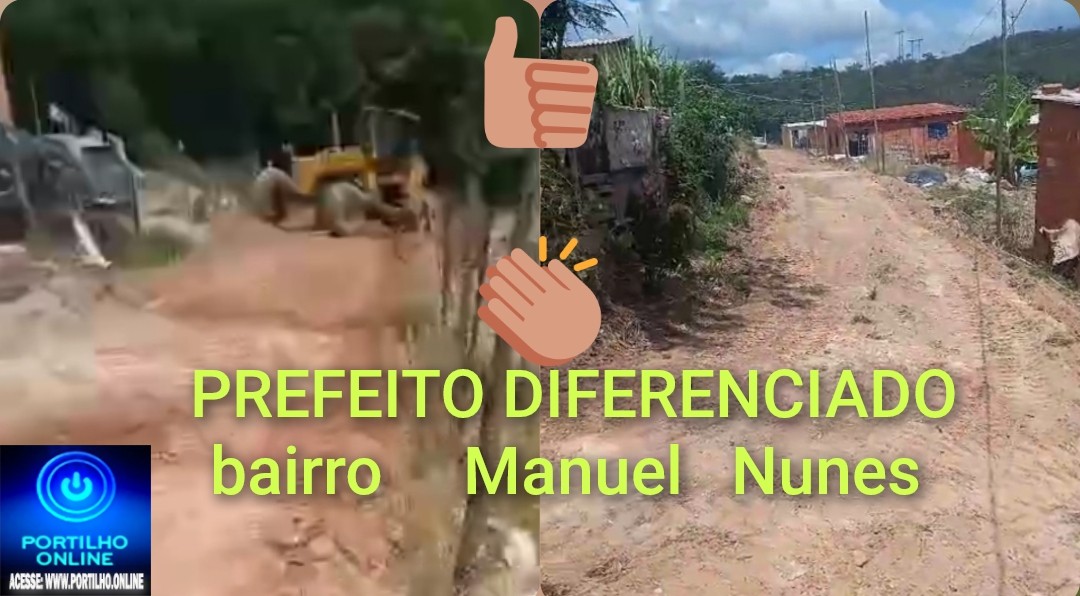 👉🗣📢👍✍👊🤝🙏👍🚜Prefeito Dr. Gustavo Brasileiro promove melhorias no bairro Manuel Nunes