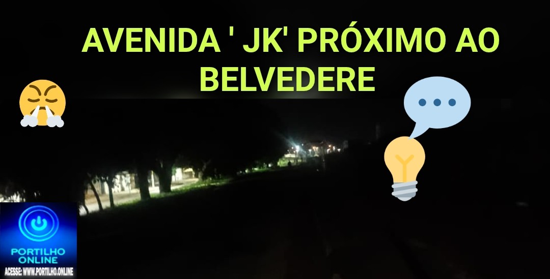👉😱😡❓🔦💡🔌🕯Escuridão em frente ao terreno da família Elias, na Avenida JK, bairro Matinha