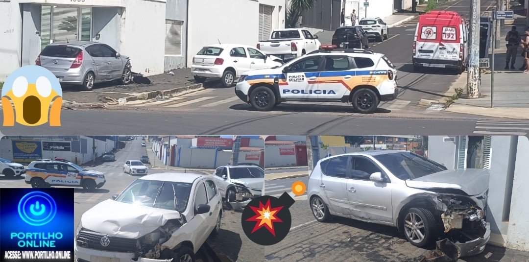 👉📢🚨🚑🤔🚔❓🚧🚢🚦Mais uma “Bicadas entre Duas tocadoras” TROMBOSE… Acidente na Avenida do Catiguá com a Rua Elmiro Alves
