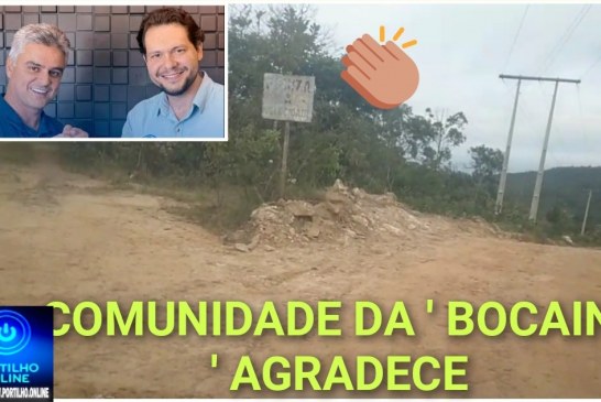 👉👉👍✍🤙🗣👏👏🚔Comunidade da Bocaina agradece a administração de Gustavo e Maurício