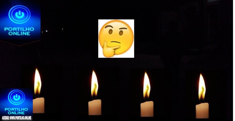 👉📢🗣😡👎🔦💡🔌🕯Escuridão na Praça Nossa Senhora do Rosário em Silvano no escuro.