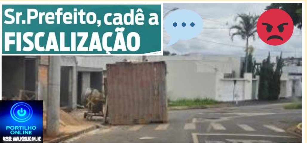 👉⁉🗣😱😡🚧💸📢❓🤔🚨🚧Cadê a fiscalização da secretaria de urbanismo? Contêineres em todos os bairros no meio das vias publicas