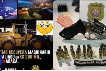 👉📢ELE É DE PATROCINIO???  🔎🕵🔍🚔🙌🙏🤝🚨👏👏👏Polícia Civil de Araxá recupera máquina avaliada em R$ 200 mil em operação contra crimes rurais