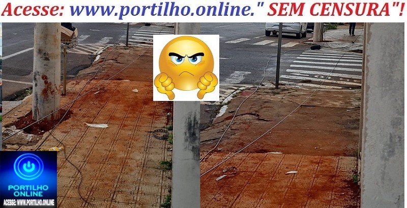 📢🗣😡🧐😠🔦🔌🕯👀🚨Bom dia, tudo joia? Portilho, você poderia fazer uma matéria a respeito dos postes que estão sendo trocados