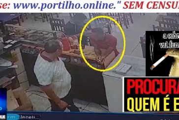 👉Video📢🔎🕵🔍👀🚨⚖👺👽🚔🚨🚓📞☎ Roubo em restaurante: homem finge pedir informação e leva celular em plena luz do dia