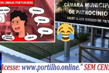 👉Câmara M.✍” Como andas a sua 👅 😛 portuguesa”?🔍🕵🔎🤔❓👀🤭🤭🤭🗣😜😂🙄Portillho Precisamos falar sobre a língua portuguesa dos vereadores