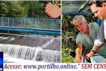 👉📢👍👏✍🤙💦💧🌨Promessas sendo efetivadas da atual administração sobre o melhoramento de capitação d’agua com a construção da nova barragem após 60.