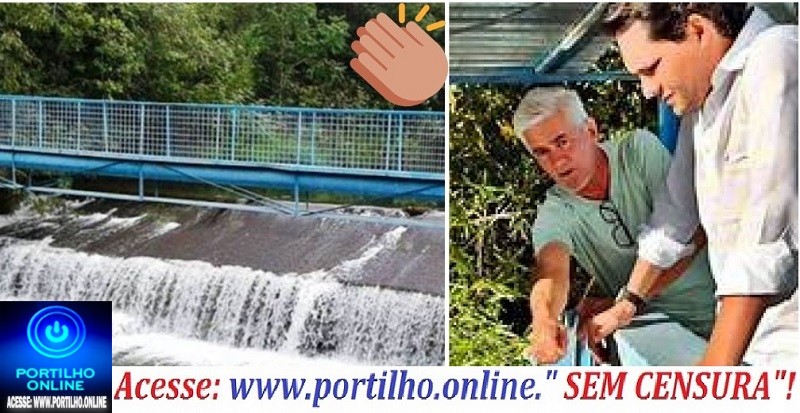 👉📢👍👏✍🤙💦💧🌨Promessas sendo efetivadas da atual administração sobre o melhoramento de capitação d’agua com a construção da nova barragem após 60.