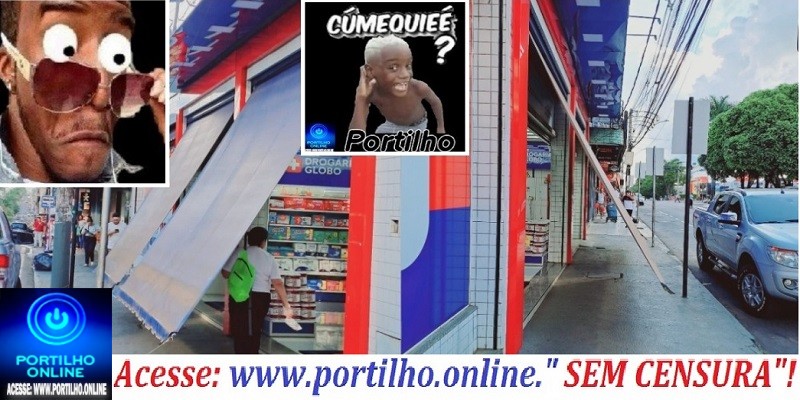 👉📢🗣👀🔍🕵🔎😱💊💉🎬🤔❓Estupidez sem analgésico! Toldo de farmácia atrapalha pedestres no Centro
