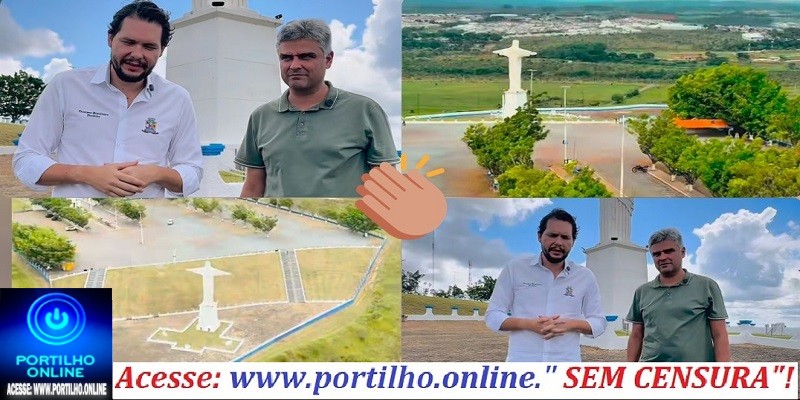 👉Noticias da Prefeitura🙌🙏🤙🤝Secretaria de obras Prefeitura de Patrocínio realiza melhorias no Cristo Redentor para a Semana Santa