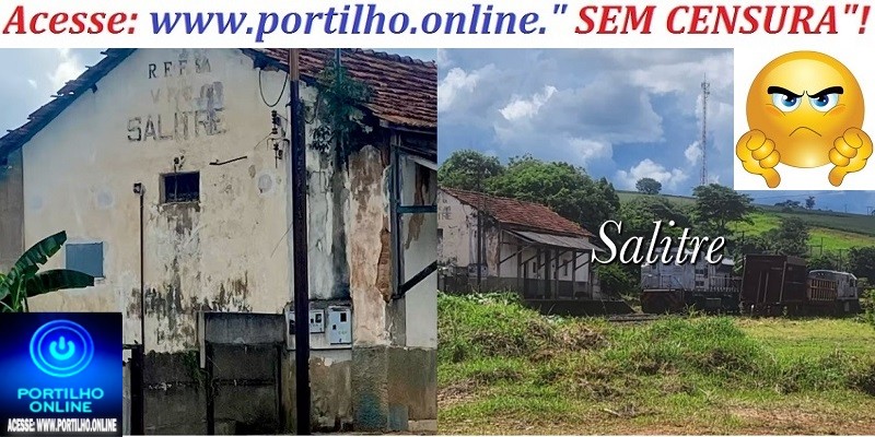 👉📢🚧😡😱⁉🗣🤔❓✍Portilho…Um pedido louvável. Mas Salitre precisa também de limpeza.