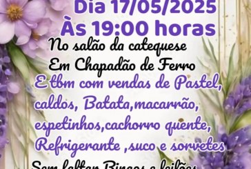 📢👉🤝🕯👏🗣🙏🙌Chapadão de ferro: Alaerson e Lívia Neste sábado dia 17 às 19:00 horas, para o terço em louvores: São Sebastião e Nossa senhora Aparecida