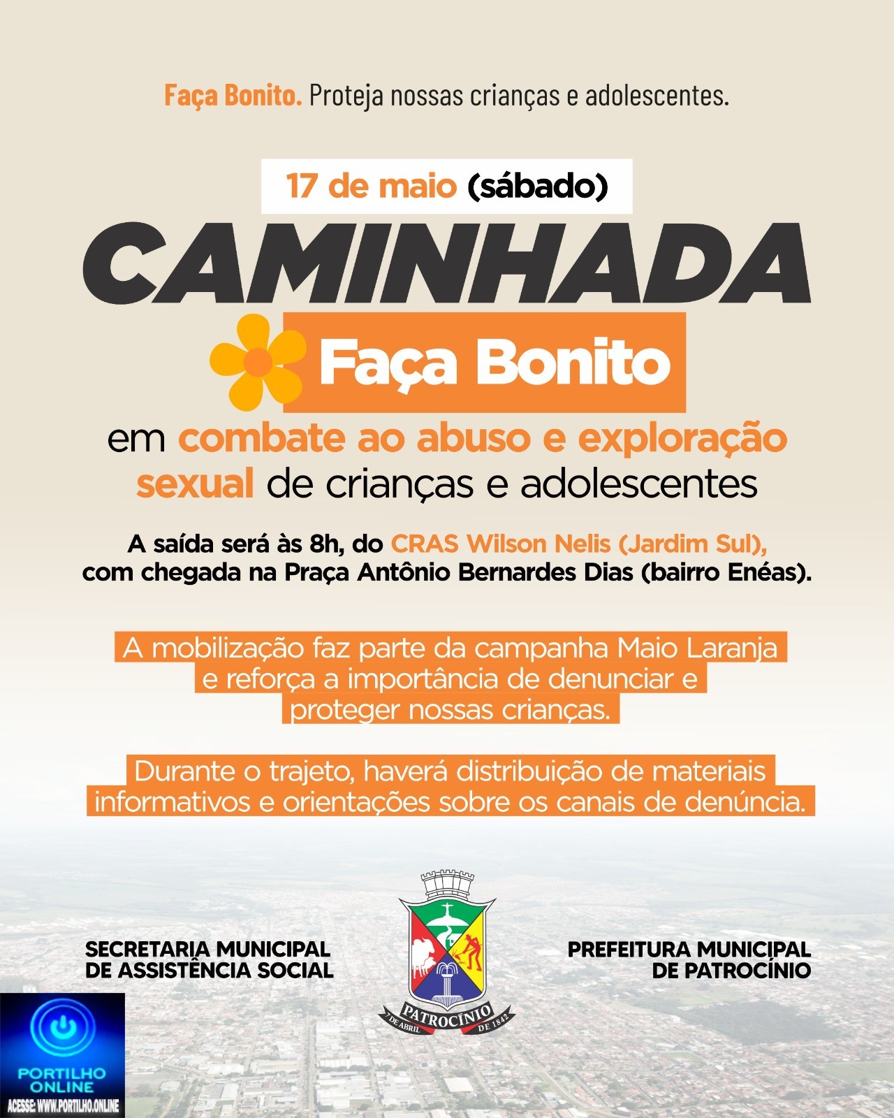 👉📢🗣👍✌🤝🕯🚨⚖👏👏Caminhada de Mobilização da Campanha Faça Bonito em combate ao abuso e exploração sexual de crianças e adolescentes.