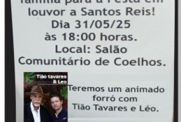 📢👏🙌✍🤝🙏🔝👏👏Wagner e Mirella convidam: Hoje sábado tem Festa ✨ em louvor a Santo Reis 🎉 na Comunidade de Coelhos🐰