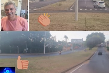 👉📢🤝🙏✍🙌👏👏👏👏Que bom ver toda a cidade sendo limpa e as árvores e braquiárias aparadas!