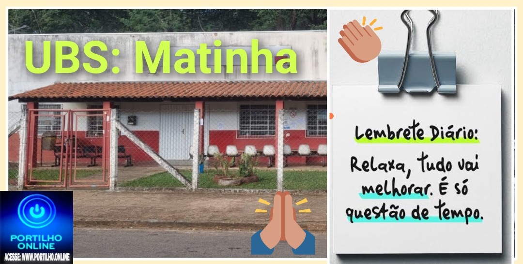 🫵🏻 Posto de saúde Matinha 🩺🩻🩸💊🧬💉🚑🩼😥Portilho, nós da comunidade do bairro matinha venho agradecer