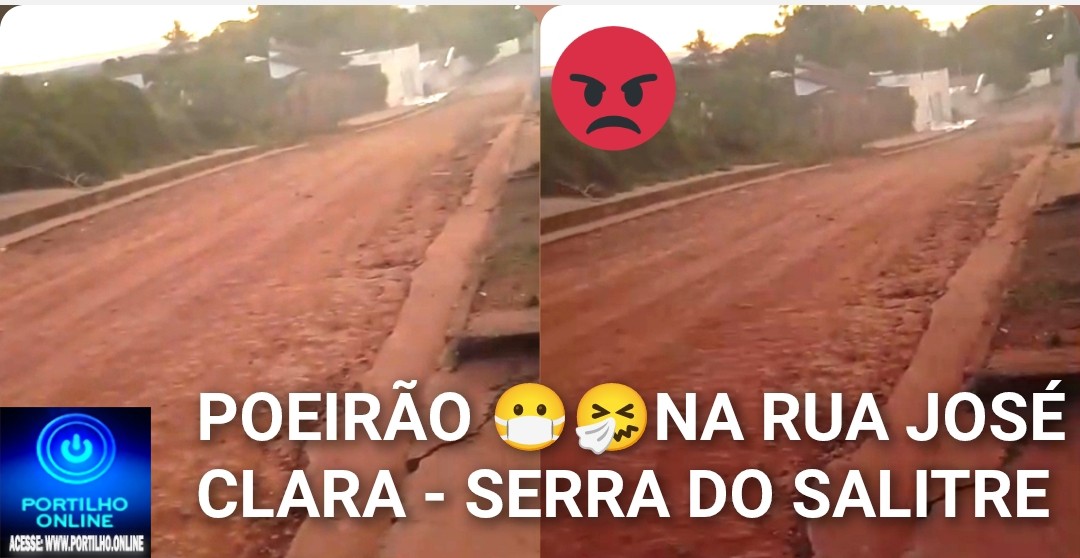 👉📢❓👀💨🌬🌪🗣🤧🤢🤮Serra do Salitre: Oi boa noite Portillho olha a situação dessa rua