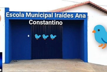 👉📢✍🗣❓🚧👊👊👏👏👏 Prefeito Gustavo Brasileiro, em breve estará entregando a nova Escola Municipal Iraídes Ana Constantino, no Bairro M. N.