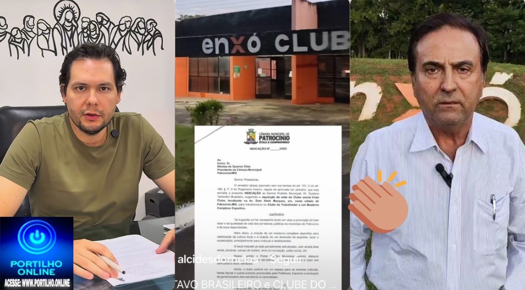👉Enxó clube🙏🤝🙌👏👏👏Está confirmado e procede sim!prefeito Dr. Gustavo Brasileiro e o vereador Alcides Dornelas vão comprar o Enxó para os servidores públicos