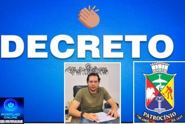 🫵🏻 DECRETO!⚖👿🚨🩺🩻🩸💊🧬💉🚑🩼😥 Patrocínio declara situação de emergência em saúde pública para enfrentamento da SRAG