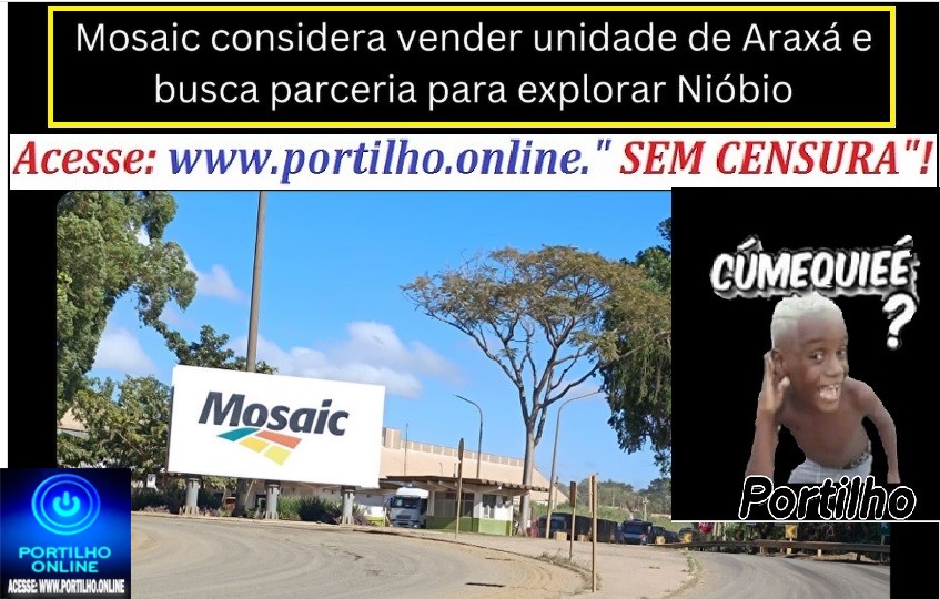 👉📢🧐❓👁😱🗣🗣🗣A Mosaic Fertilizantes confirmou