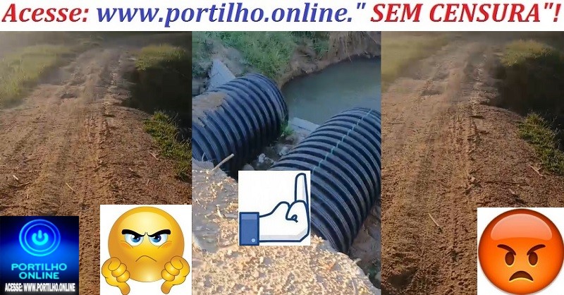 👉🤬👎📢😱🚧😠🤔❓😡👎Olha aí a situação da armadilha pública na região da Comunidade dos Vieiras – Macaúbas de Baixo.