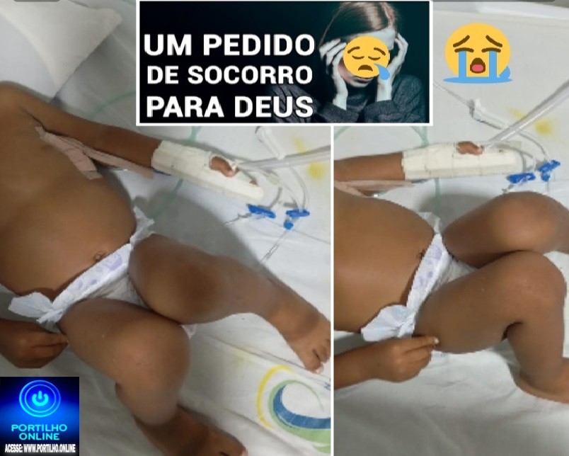 🫵🏻 SANTA CASA.⚖👿🚨🩺🩻🩸💊🧬💉🚑🩼😥Portilho…Mãe de um bebezinho de apenas dois aninhos com dreno no pulmão e pede socorro pra salvar o filho